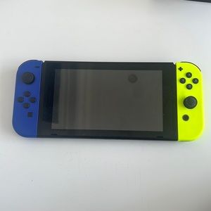 A Nintendo switch and extras